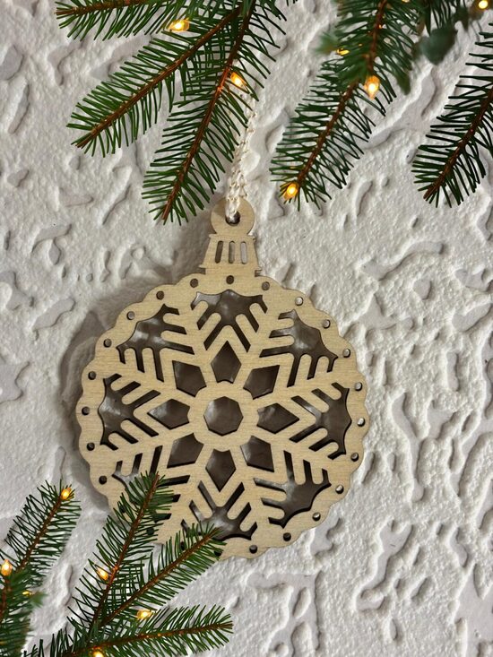 Ziemassvētku dekors "Sniegpārsla"